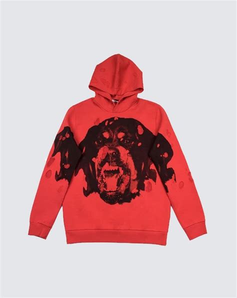 givenchy keychain rottweiler|Givenchy hoodie distressed.